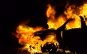В Архангельске утром горел автомобиль