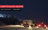 На трассе Архангельск-Северодвинск возле п. Цигломени внедорожник влетел в грузовик: погибла женщина