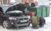 Назад в 90-е. Сегодня в Архангельске на улице Гайдара был подорван автомобиль "Мицубиси"