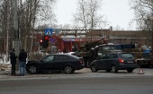 В Северодвинске на Архангельском шоссе столкнулись две иномарки