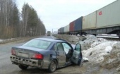 В Архангельской области пьяная женщина врезалась в стоящую железнодорожную платформу
