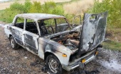 Под Северодвинском подростки сожгли автомобиль ВАЗ-2106