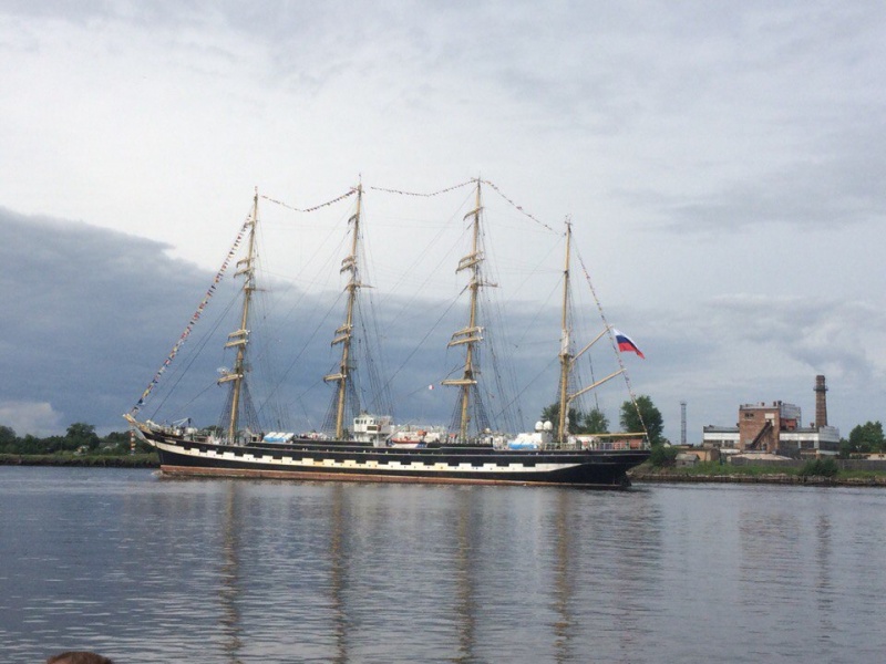 Торжественная встреча барка «Крузенштерн» в Архангельске состоится в 15 часов