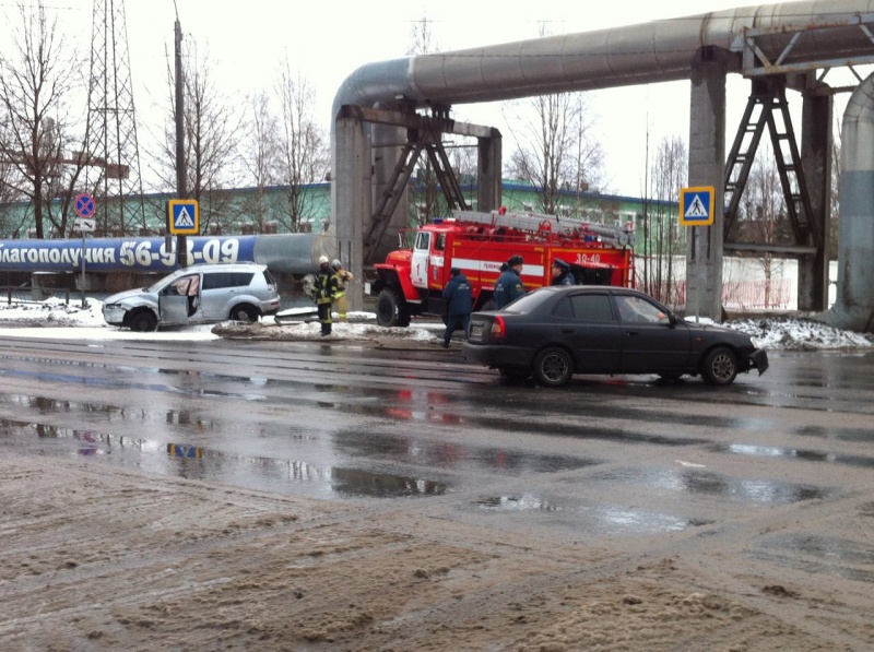 В Северодвинске на Архангельском шоссе беременная автоледи устроила серьезное ДТП