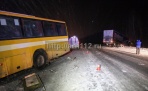 Cмертельное ДТП на трассе Архангельск - Северодвинск, фура столкнулась с пассажирским автобусом