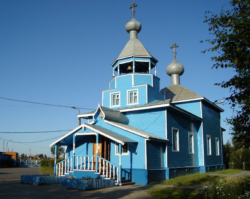 Храм Воскресения Христова на острове Ягры в Северодвинске